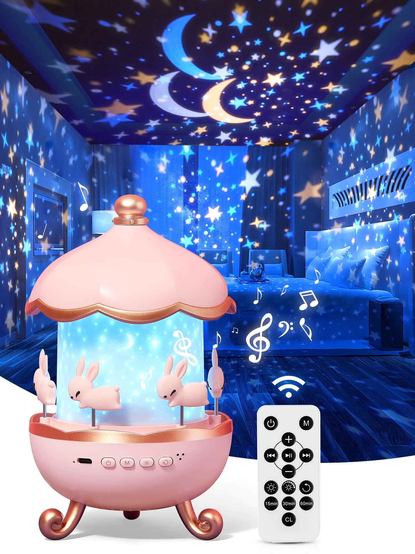 GalaxyGlow™ – Kids’ Projector Lamp